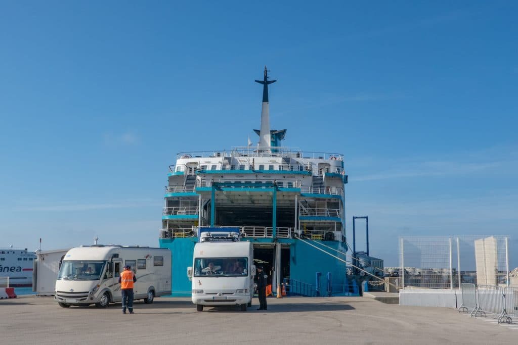 tarif traversée Algeciras Tanger avec camping-car
