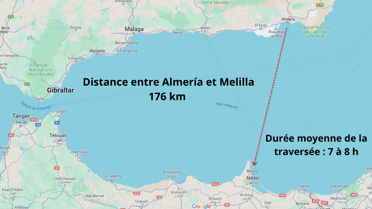 Almería Melilla ferry