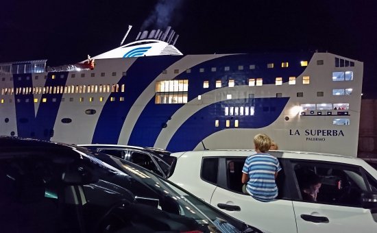 embarquement gnv palerme