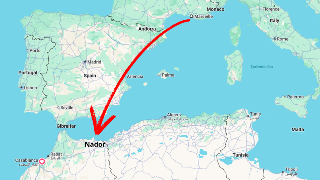 marseille nador